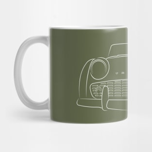 Triumph TR3 - front stencil, white Mug